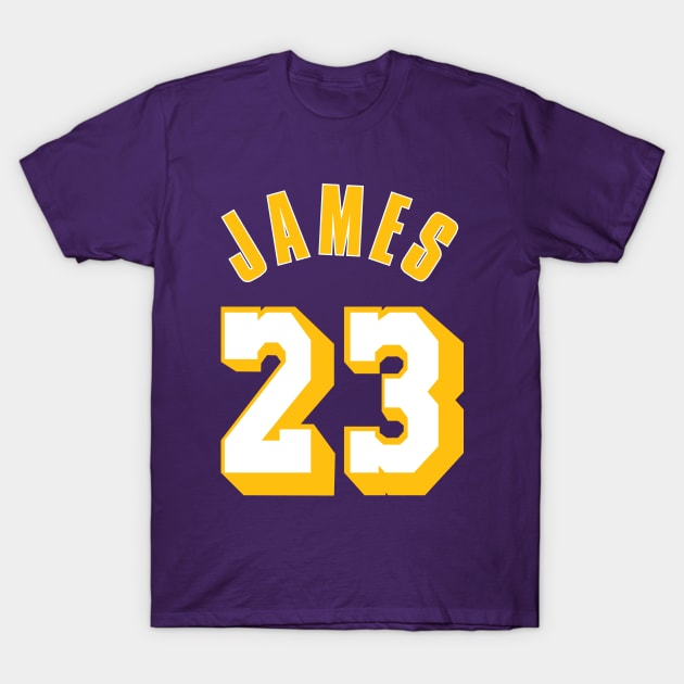 LBJ no23 T-Shirt by Buff Geeks Art